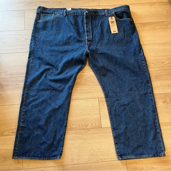 NWT Levi’s Men’s Big Tall 501 Original Fit Straight Leg Jean Size 58x30 - Picture 1 of 5